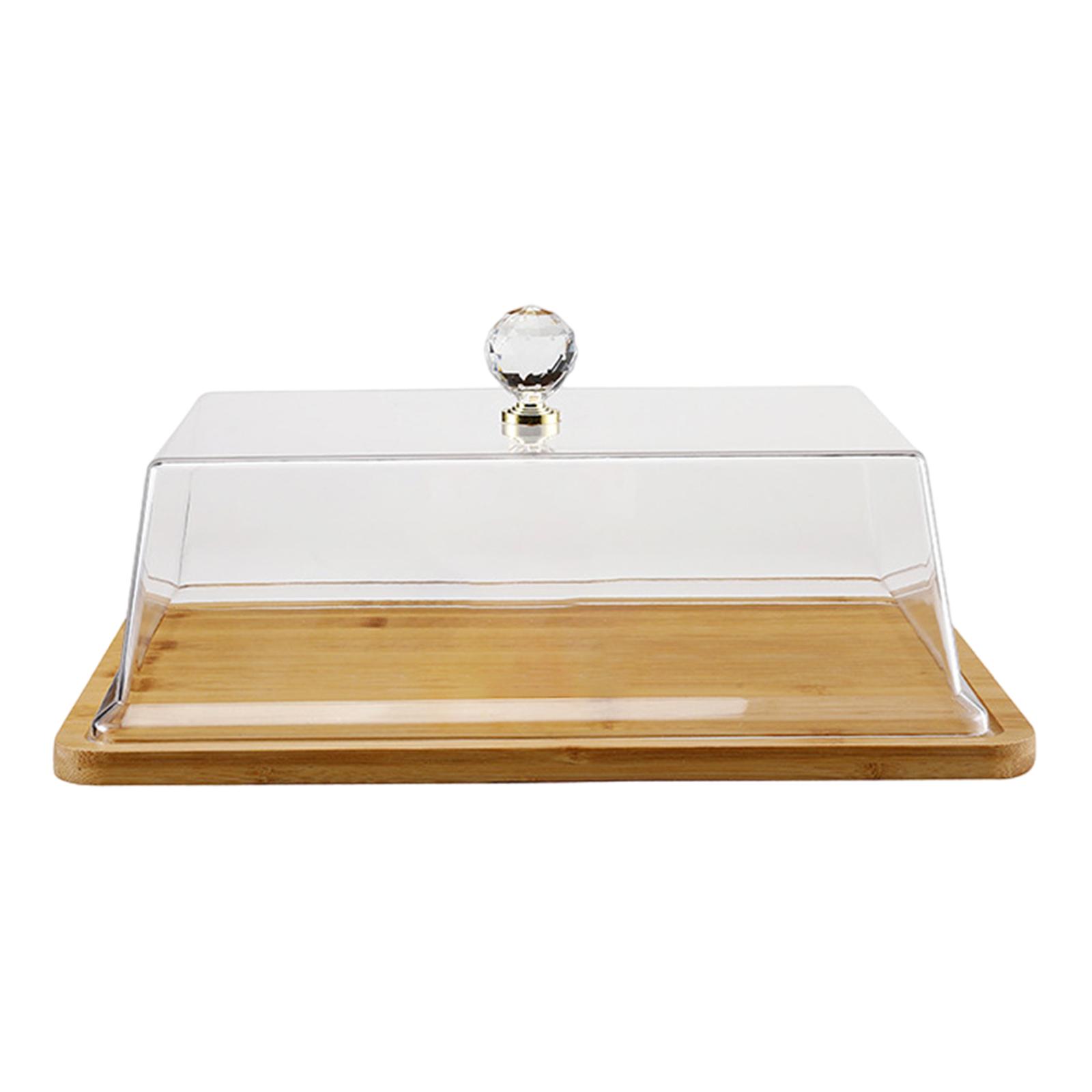 Bothyi - Soporte Para Tartas Con Tapa De Cristal Para Almacenar Postres, Tiendas De Postres, Hoteles, Galletas, Etc.