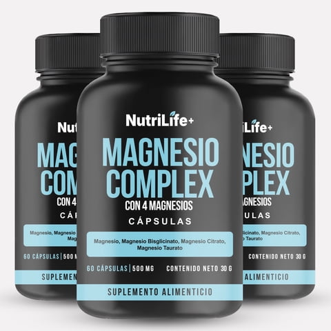 Emetres - X3 Magnesio Complex Con 4 Magnesio 180 Cap Nutrilife+