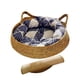 thumbnail image 4 of Cesta para cama para gatos, rascador para gatos, cama para perros, protector de muebles, salón para gatos, nido de verano, casa para gatos, gatos gran , Almohada Azul 38x Almohada Azul 38x13cm, 4 of 5