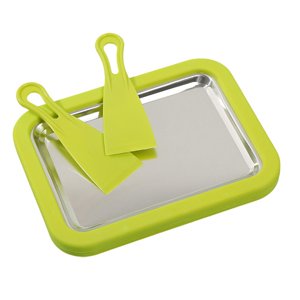 Bothyi - Plato Para Helado Diy Summer Con Espátulas Para Sorbete Verde