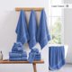 thumbnail image 5 of Juego de toallas de baño LANE LINEN Luxury, 12 piezas, 100% algodón, azul, 5 of 9