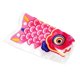 thumbnail image 2 of bandera japonesa carpa decorativa carpa koi nobori sailfish 15cm rosa, 2 of 5