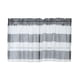 thumbnail image 1 of Cortinas Con Bolsillo Para Barra De Cenefa Corta A Rayas Para Ventana, Cocina, Gris_74x60cm, 1 of 3