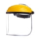 thumbnail image 4 of Protector Facial Transparente Protector Antiaceite Herramientas Antivaho Ajustables Para Cocina Amarillo, 4 of 5