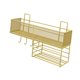 thumbnail image 1 of Estante De Almacenamiento Para Ba?o, Moderno Estante De Ducha Para Comedor, Oficina, Dormitorios, Dorado, 1 of 5