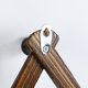 thumbnail image 5 of Perchero AMAPON estilo acordeón extensible de pared, madera color nogal, 5 of 7