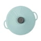 thumbnail image 4 of Tapa De Olla De Silicona Resistente Al Calor Con Asa Para Platos De Almacenamiento De Alimentos Tazas Azul 20cm, 4 of 5