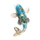thumbnail image 1 of Colección De Figuras De Peces Koi, Miniestatua única De Pez Para Escritorio, Hogar Y Oficina, Azul Y Gris., 1 of 5