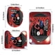 thumbnail image 3 of Miraculous: Ladybug Juego de 3 alfombras de baño de coral fleece: tapete de baño + alfombra de inodoro en forma de U + funda de tapa de inodoro en forma de O, 3 of 6