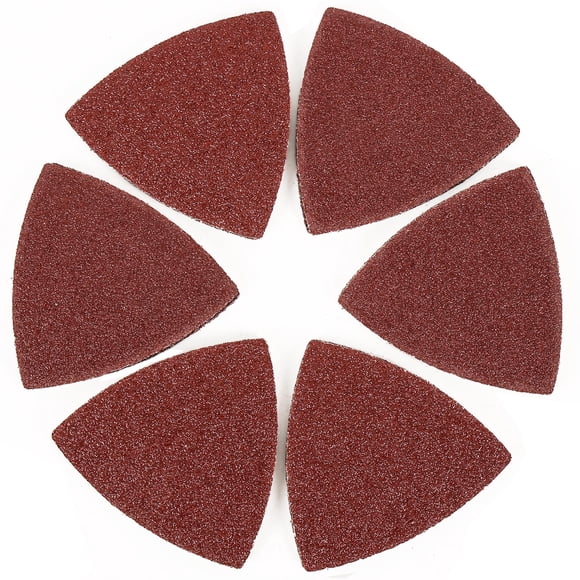 Hojas Abrasivas Coceca 100 uds Almohadillas Triangulares de Lijado 8 cm