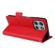thumbnail image 4 of Funda Cartera para Motorola MOTO G66Y 5G Tapa Flip con Ranuras y Soporte Rojo, 4 of 5