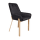 thumbnail image 1 of Sillas Acolchadas De Comedor Brito Con Apoyabrazos - Negro, 1 of 3