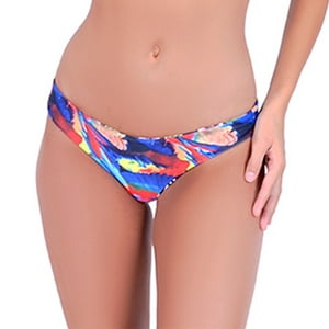 Samia - Bikini Calzón Colaless Reversible Estampado Xl
