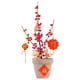 thumbnail image 1 of Macetas De Flores Artificiales Festival De Primavera Adornos De Año Nuevo Chino Maceta Gris Con Fu, 1 of 1