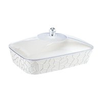 Bothyi - Bandeja Rectangular Multiusos Para Servir Aperitivos, Ideal Para Viajes, Restaurantes Y Fiestas (32 X 21,6 X 14,8 Cm)