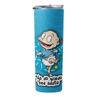 Sm - Termo Botella Térmica Rugrats Aventura Pañales Tommy Pickles Blanco