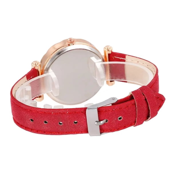 Set de lujo para Mujeres Reloj Colgante Aros Anillo y Pulsera para uso diario