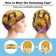 thumbnail image 3 of El aprendiz del tigre Gorro de Natación de Licra, Gorro de Baño de Tela Cómoda, Gorro Elástico Antideslizante para Hombres, Mujeres y Niños, 3 of 6