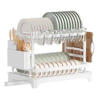 Click Ventas - Escurridor Y Organizador Multifuncional De 2 Niveles