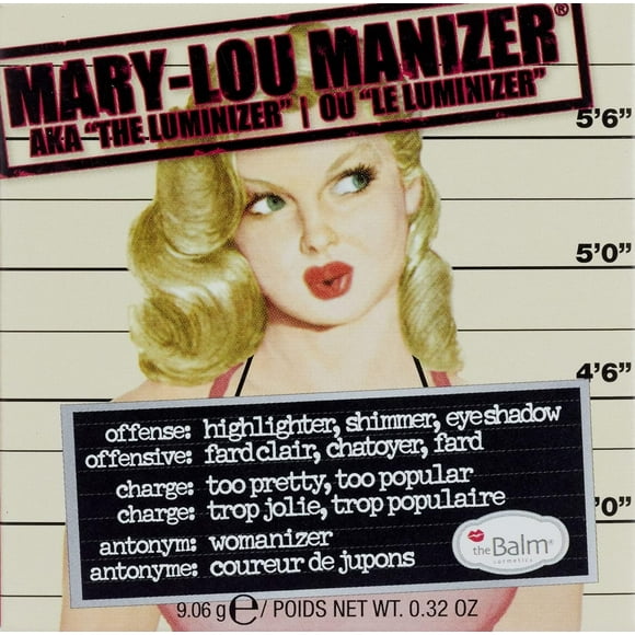 Iluminador Luminizer Shadow Shimmer TheBalm Mary-Lou Manizer