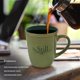 thumbnail image 2 of Taza de café de gres verde salvia 370 ml – Christian Art Gifts, 2 of 6