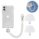 thumbnail image 1 of Cordón para teléfono celular con parche, correa universal para muñeca para smartphone, incluye 1 cordón y 2 pestañas de sujeción., 1 of 8