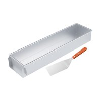 Bothyi - Molde Para Pasteles Con Pala, Molde Para Pastel De Queso De Aleación De Aluminio Para Pastel, Pan, Tiramisú Con Boca Plana