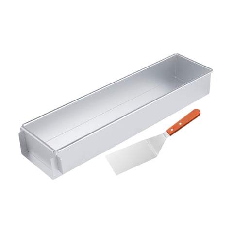 Bothyi - Molde Para Pasteles Con Pala, Molde Para Pastel De Queso De Aleación De Aluminio Para Pastel, Pan, Tiramisú Con Boca Plana
