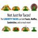 thumbnail image 3 of Soporte para tacos Funwares Liberty con temática americana, 3 of 9