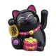 thumbnail image 5 of Figuras de gato de dibujos animados con brazo que agita, colección de adornos de Feng Shui, estatua de gato Negro, 5 of 5