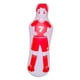 thumbnail image 3 of Muñeca de Fútbol Inflable, Saco de Boxeo Inflable, Juguetes, Dispositivo de Entrenamiento de Fútbol Múltiple Portátil de Múltiples Postes, Pared de Ti Rojo, 3 of 5