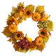 thumbnail image 1 of Corona artificial de otoño Nearly Natural con hortensia, 56 cm, 1 of 4