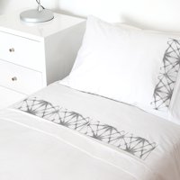 Tuyo Print - Juego De Sábanas 1 Pl Shibori Gris