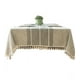 thumbnail image 1 of Mantel Tonos Gris Piedra Con Bordados Blancos Centrales, 1 of 6