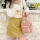 thumbnail image 2 of Mini Backpack Women's Shoulder Bags Diamond Grids PU Leather Bag Fashion Small School Bags Casual Rucksack, 2 of 3