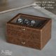 thumbnail image 3 of Caja de Relojes TAWBURY de 6 Ranuras Marrón – Almacenamiento de Lujo, 3 of 9