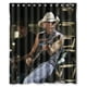 thumbnail image 1 of Cortina de ducha Kenny Chesney, juego de cortinas de baño con ganchos, tamaño 60 x 72 pulgadas, 1 of 3