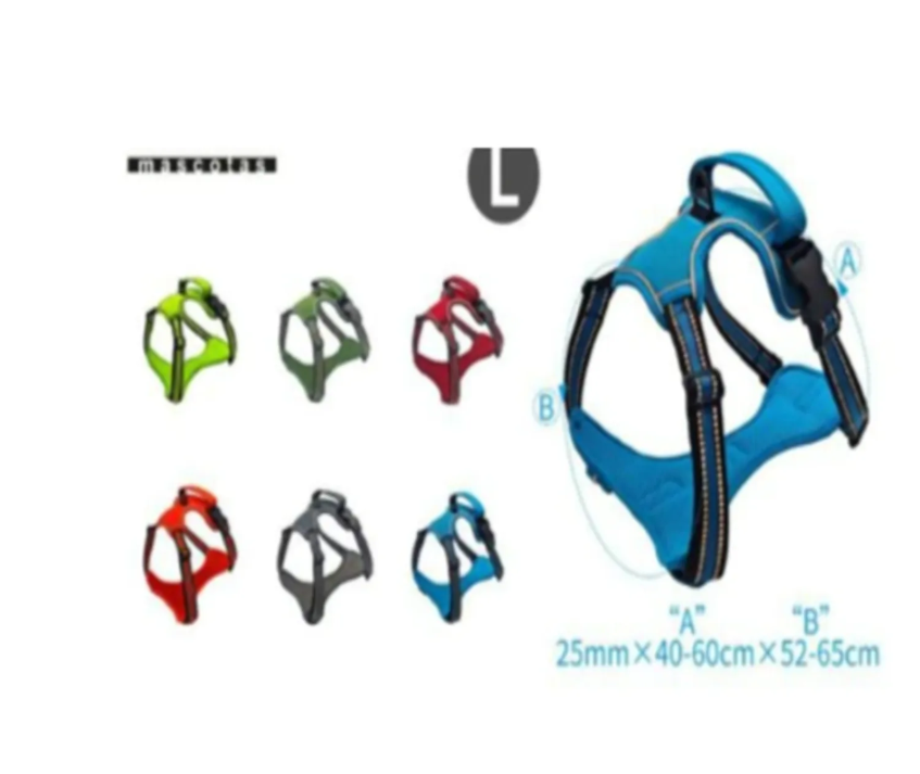 Genérico - Arnés Tipo Pechera Reforzada Para Perros Talla L Azul
