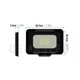 thumbnail image 2 of Proyector LED Negro Modelo Slim de 30W Luz Blanca Cálida, 2 of 4