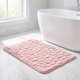 thumbnail image 3 of REGALWOVEN Alfombras de Baño de Espuma de Memoria Ultra Suaves Antideslizantes Alfombra de Baño Absorbente de Agua de Secado Rápido Alfombra de Baño Rosa 20" x 32", 3 of 7