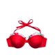 thumbnail image 3 of Bikini strapless con vuelos rojo Talla L, 3 of 4