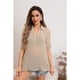 thumbnail image 3 of Blusa Mujer Lino Algodón Premium Liviana Botones Tendencia 8054, 3 of 3