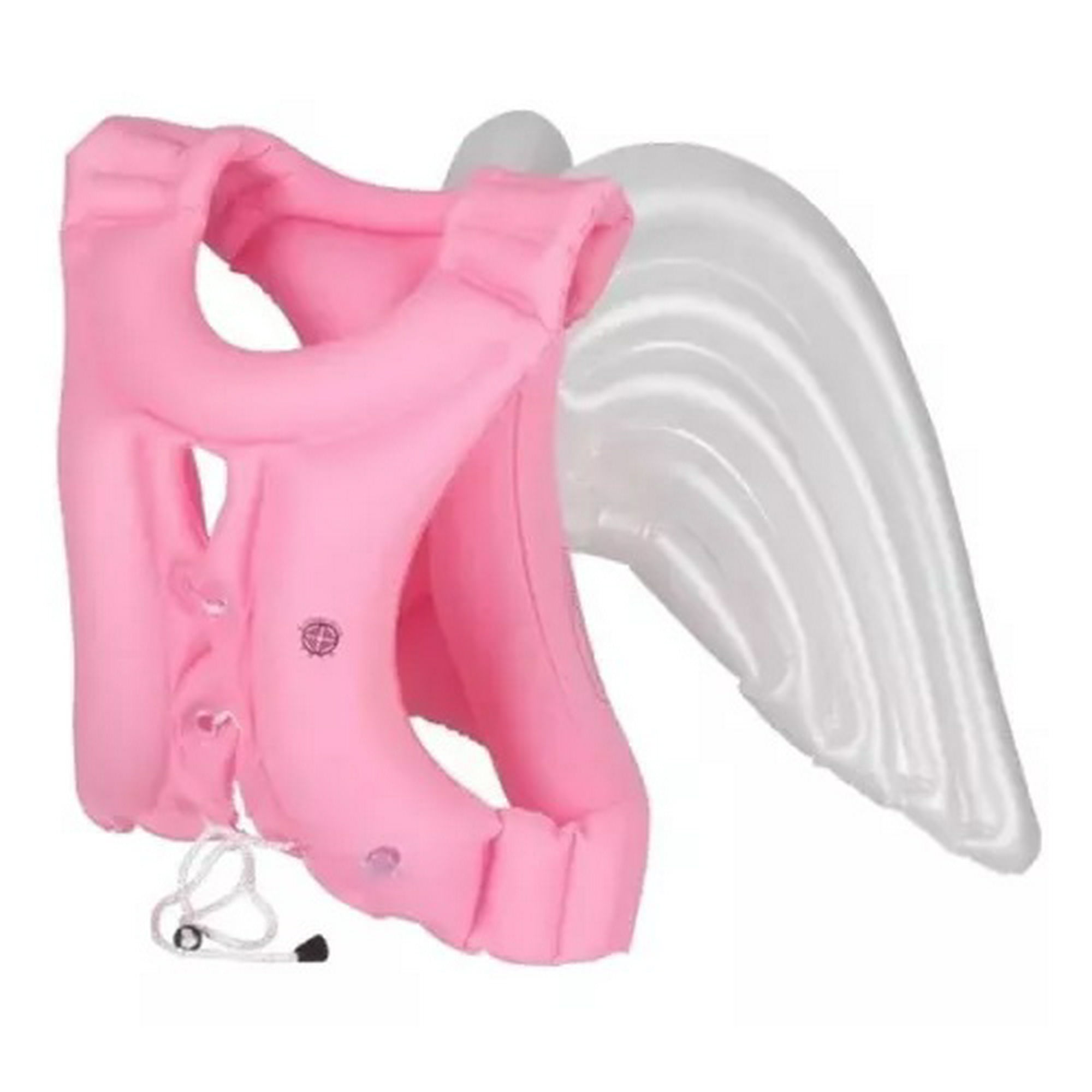 Defensor - Chaleco Flotador Con Alas, Natación, Piscina Talla L Rosado