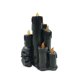 thumbnail image 1 of Velas Negras LED con Calaveras y Telarañas 30,9 cm Halloween - Frank & Mortis, 1 of 3