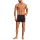 thumbnail image 2 of INSPIRE CHIC Traje de baño para hombre con bloques de color, cordón ajustable, pantalones cortos para nadar en la piscina, 32 Rojo, 2 of 4