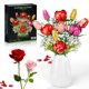 thumbnail image 1 of Set de construcción con forma de ramo de flores GoStock Rose Tulips con 680 bloques, 1 of 7