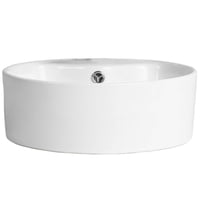 Domsa - Lavamanos Sobreponer Redondo Blanco 41X41X14 Cm
