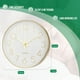 thumbnail image 2 of Reloj de pared Bakbrand que no hace tictac y silencioso, 30 cm, dorado, 2 of 3