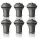 thumbnail image 1 of Juego de 6 tapones para aspiradora Wine Saver, color gris, 1 of 3