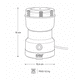 thumbnail image 5 of Molinillo Molino de Cafe Granos 150W Color Cromo, 5 of 5